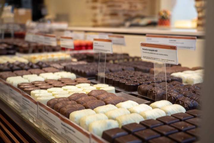 L'excellence du chocolat belge dans notre boutique.